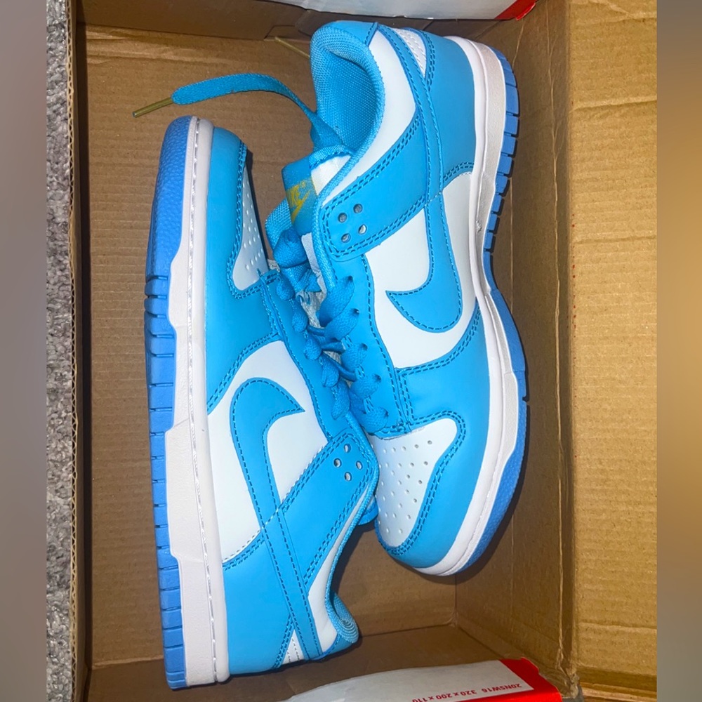 Nike low university blue "UNC" dunks